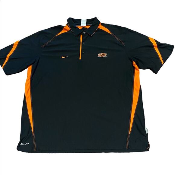 Nike Other - Nike Mens XL Oklahoma State University Short Sleeve Dri Fit Polo.
